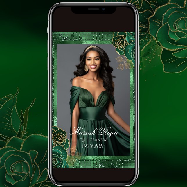Invitación a la foto de cumpleaños de Emerald Gree (Subido por el creador)