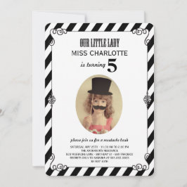 Invitación a la foto de cumpleaños de la pequeña L