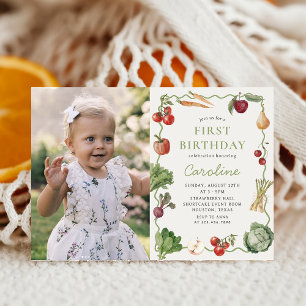Invitación a la foto de cumpleaños de los agricult
