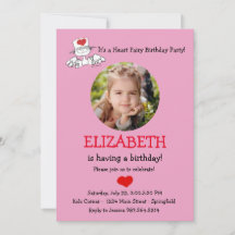 Invitación a la foto de cumpleaños de The Heart Fa