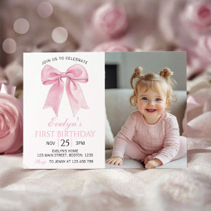 Invitación a la foto de cumpleaños del Chica Coque