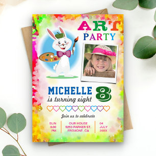 Invitación a la foto de cumpleaños del Fiesta de a