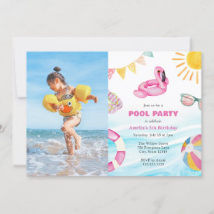Invitación a la foto de cumpleaños del Fiesta de l
