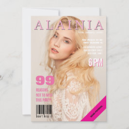 Invitación a la foto de evento de Fiesta de portad