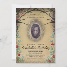 Invitación a la foto de Fairy Tale Forest Magic Mi