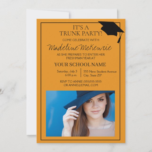 Invitación a la foto de Fiesta de maletero del Col (Anverso)