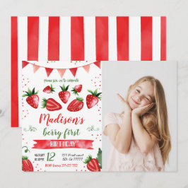Invitación a la foto de fresa