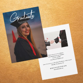 Invitación a la foto de graduación