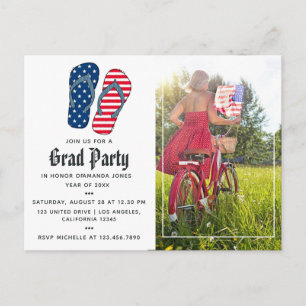 Invitación a la foto de graduación con temática es