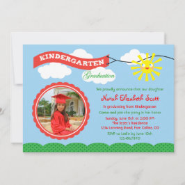 Invitación a la foto de graduación de jardines de