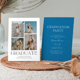 Invitación a la foto de graduación del prestigio d