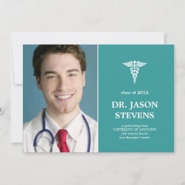 Invitación a la foto de graduación médica de Caduc