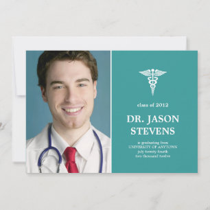 Invitación a la foto de graduación médica de Caduc