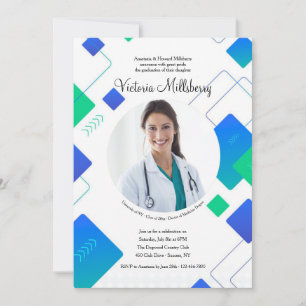 Invitación a la foto de graduados de moda