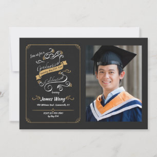 Invitación a la foto de la celebración de graduaci