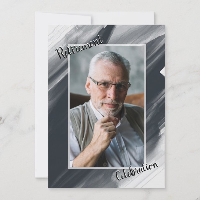 Invitación a la foto de la celebración de jubilaci (Anverso)