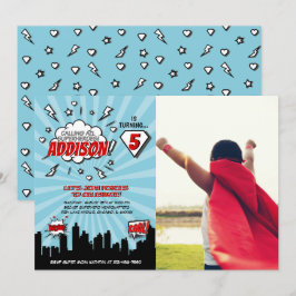 Invitación a la foto de la fiesta de cumpleaños de