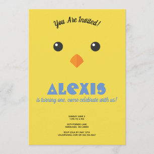 Invitación a la foto de la fiesta de cumpleaños de