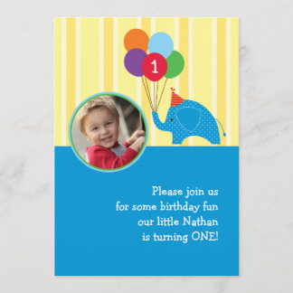 Invitación a la foto de la fiesta de cumpleaños de