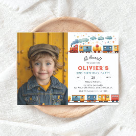 Invitación a la foto de la fiesta de cumpleaños de