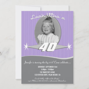 Invitación a la foto de la fiesta de cumpleaños de