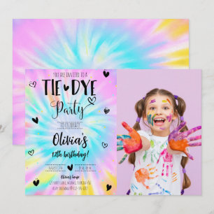 Invitación a la foto de la fiesta de cumpleaños de