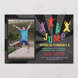 Invitación a la foto de la fiesta de cumpleaños Ju
