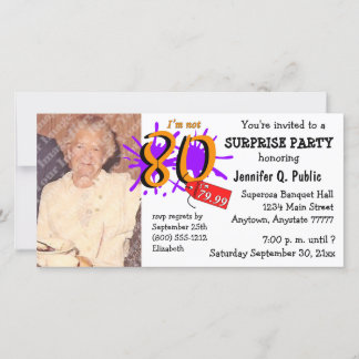 Invitación a la foto de la fiesta de cumpleaños nú