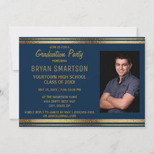 Invitación a la foto de la fiesta de graduación de