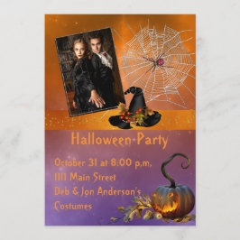 Invitación a la foto de la fiesta de Halloween