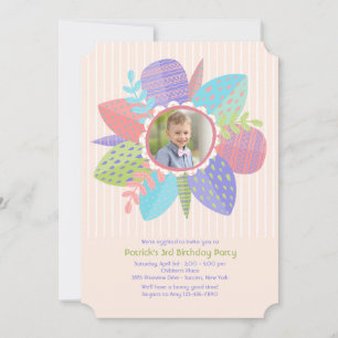 Invitación a la foto de la primavera feliz