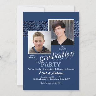 Invitación a la foto de los graduados felices