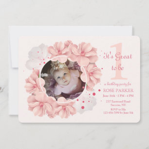 Invitación a la foto de marco de Magnolia