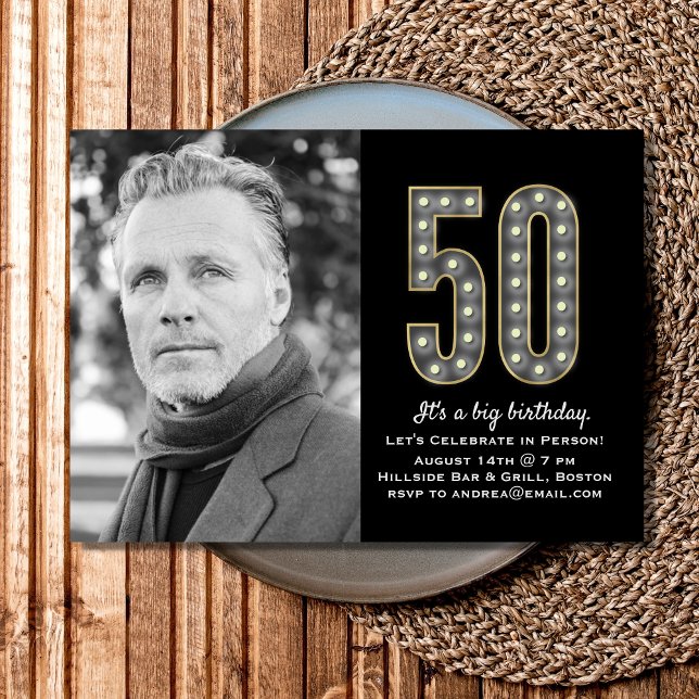 Invitación a la foto de Marquee 50 años (Subido por el creador)