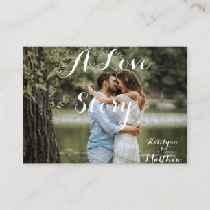Invitación a la foto de matrimonio personalizado e