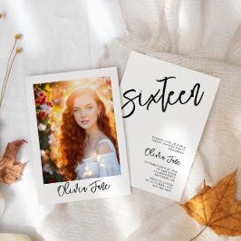 Invitación a la foto de Modern Minimalista Sweet 1