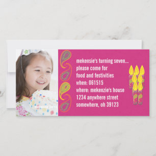 Invitación a la foto de Paisley Birthdy