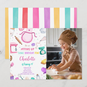 Invitación a la foto de pastelitos