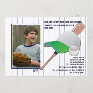 Invitación a la foto de Play Ball