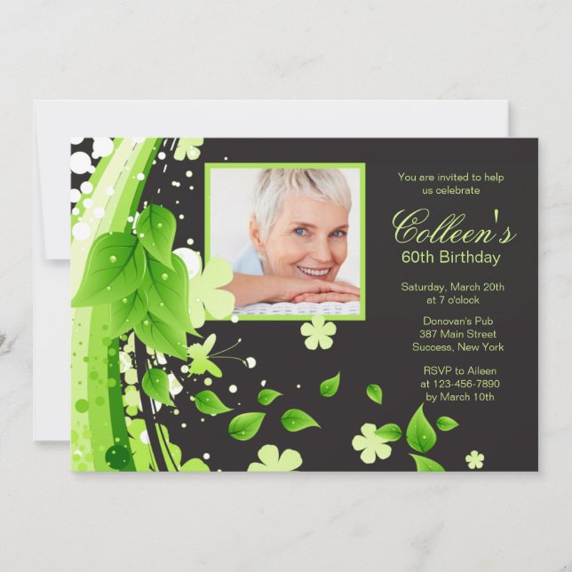 Invitación a la foto de primavera (Anverso)