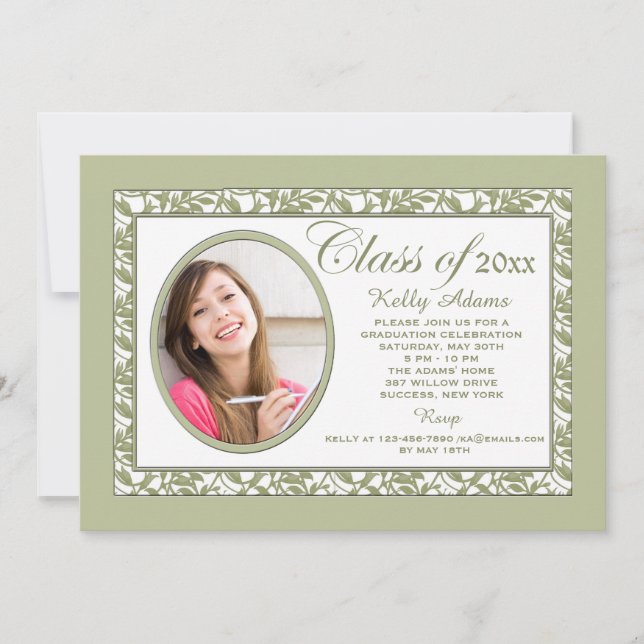 Invitación a la foto de reflexión de primavera (Anverso)