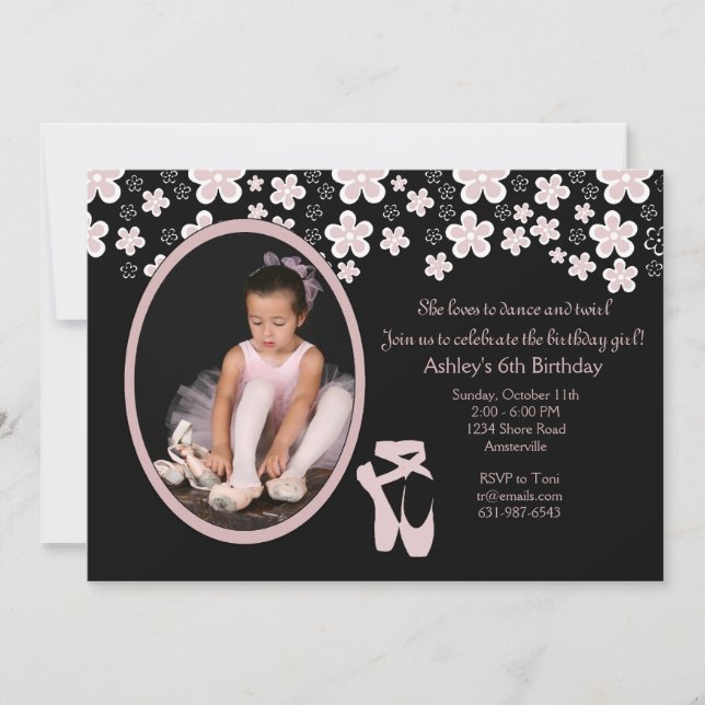 Invitación a la foto de rendimiento de primavera (Anverso)