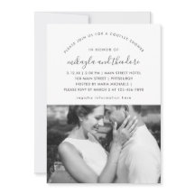 Invitación a la foto de Rubor Pink Couples