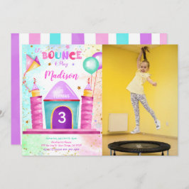 Invitación a la foto de saltar y saltar