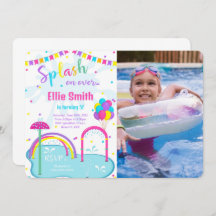 Invitación a la foto de Splash Pad