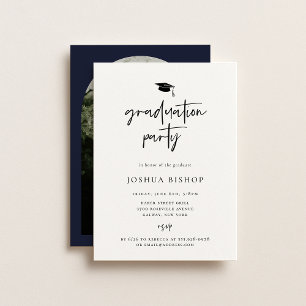 Invitación a la foto de una fiesta de graduación c