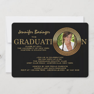 Invitación a la foto de verano de graduación
