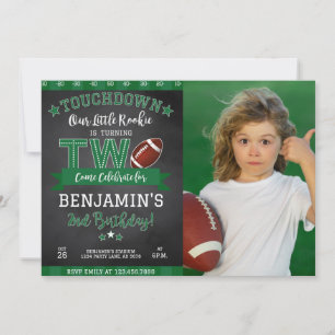 Invitación a la foto del 2º cumpleaños del fútbol