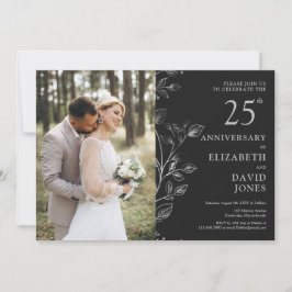 Invitación a la foto del 25º aniversario del Boda 