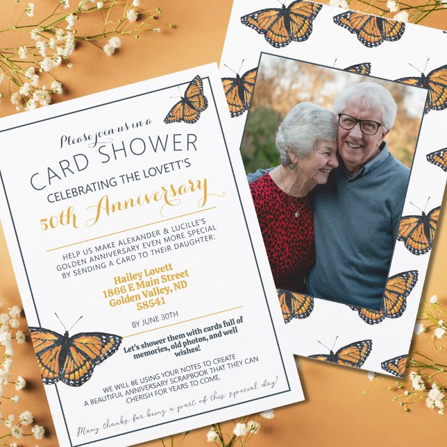 Invitación a la foto del 50 aniversario de Card Sh (Subido por el creador)